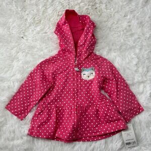 Carter's Pink and White Hoodie